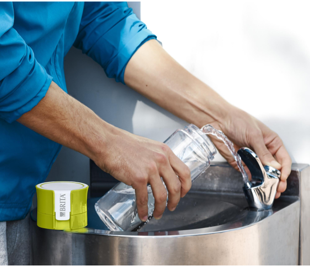 BRITA Fill & Go butelka-limonkowa 0.6l + 4 wkłady filtrujące - 1072999 - zdjęcie 14